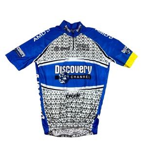 Discovery Channel/Trek Team Cycling Jersey 1/4 Zip Size XL